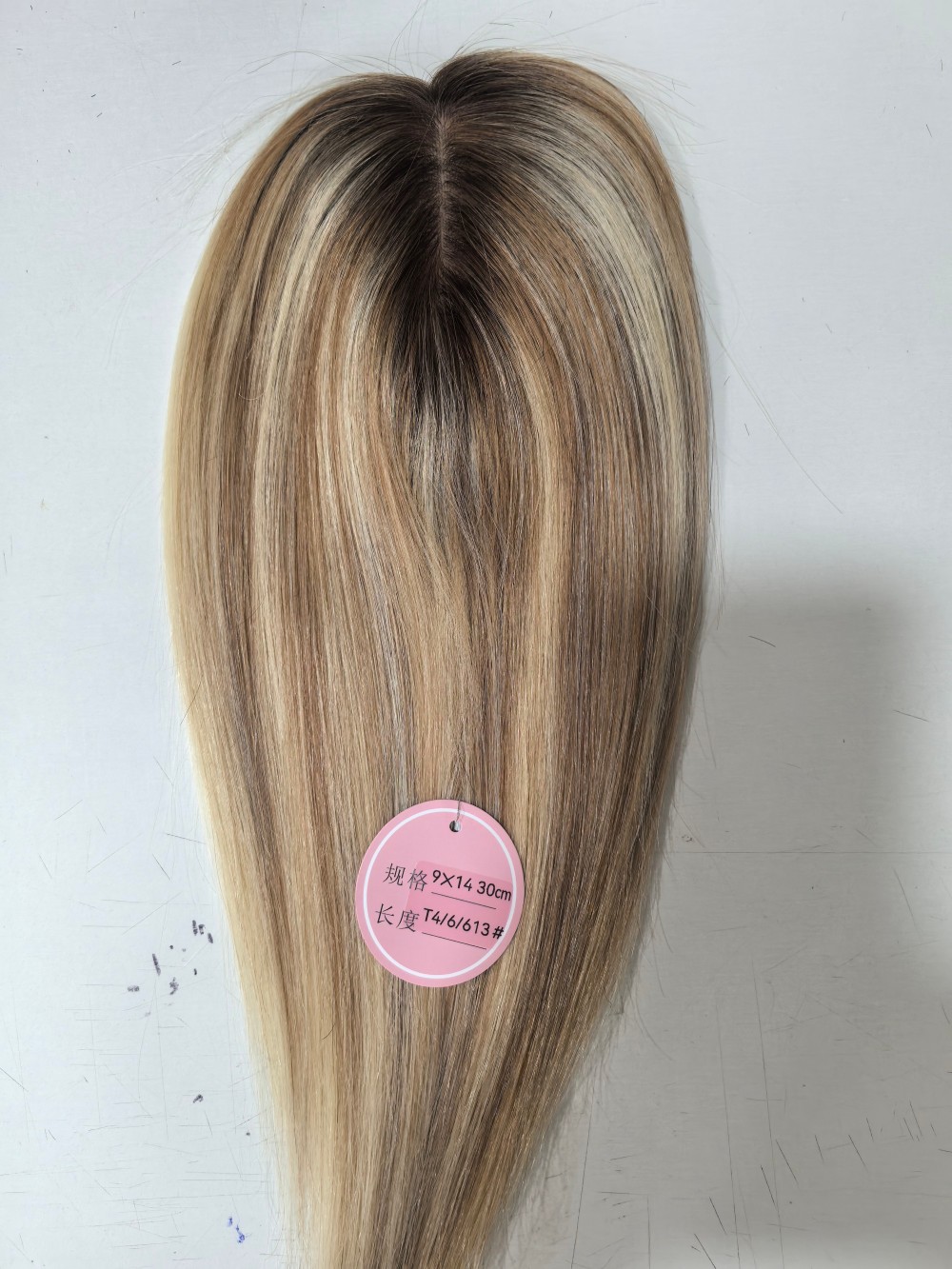 T‑Color Piano Color Injected‑Skin Hair Topper