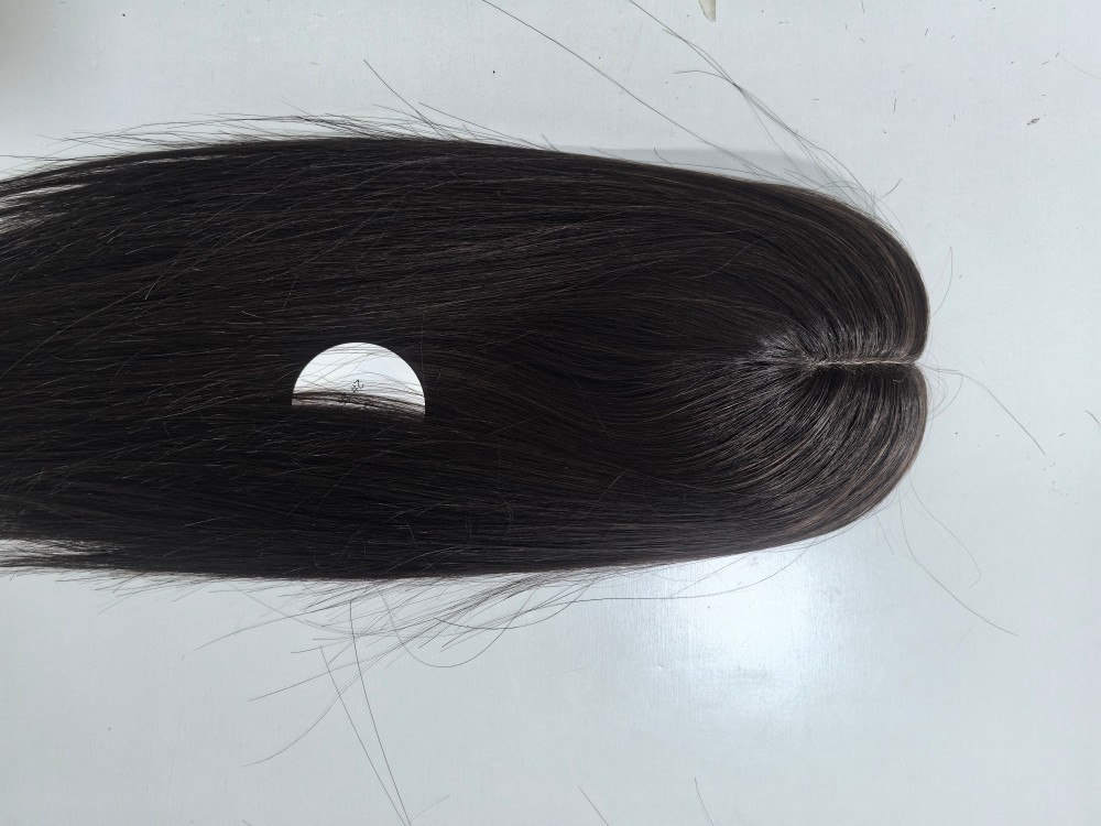 Machine Made & Machine Ventilated, Virgin Braid Hair Topper